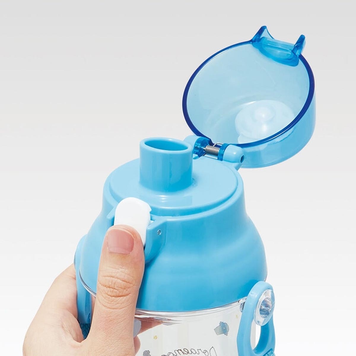 日本品牌 Skater 多啦A夢 480ml 一鍵式透明學童水壺 -PSB5TR