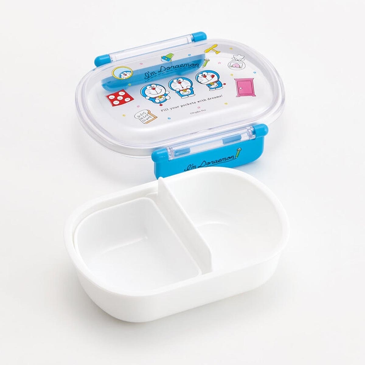 日本品牌 Skater 多啦A夢 360ml 分格食物盒 -QAF2BAAG
