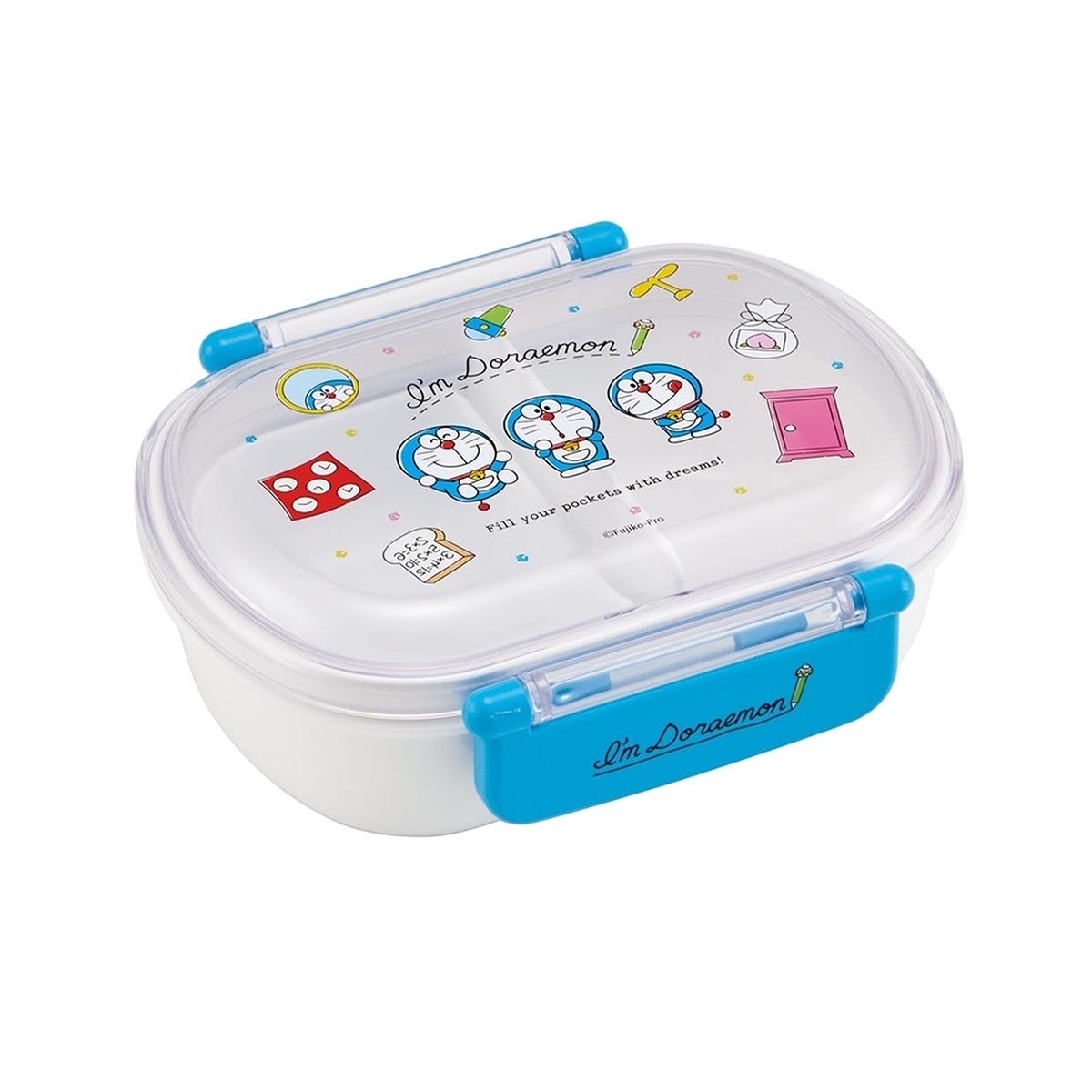 日本品牌 Skater 多啦A夢 360ml 分格食物盒 -QAF2BAAG