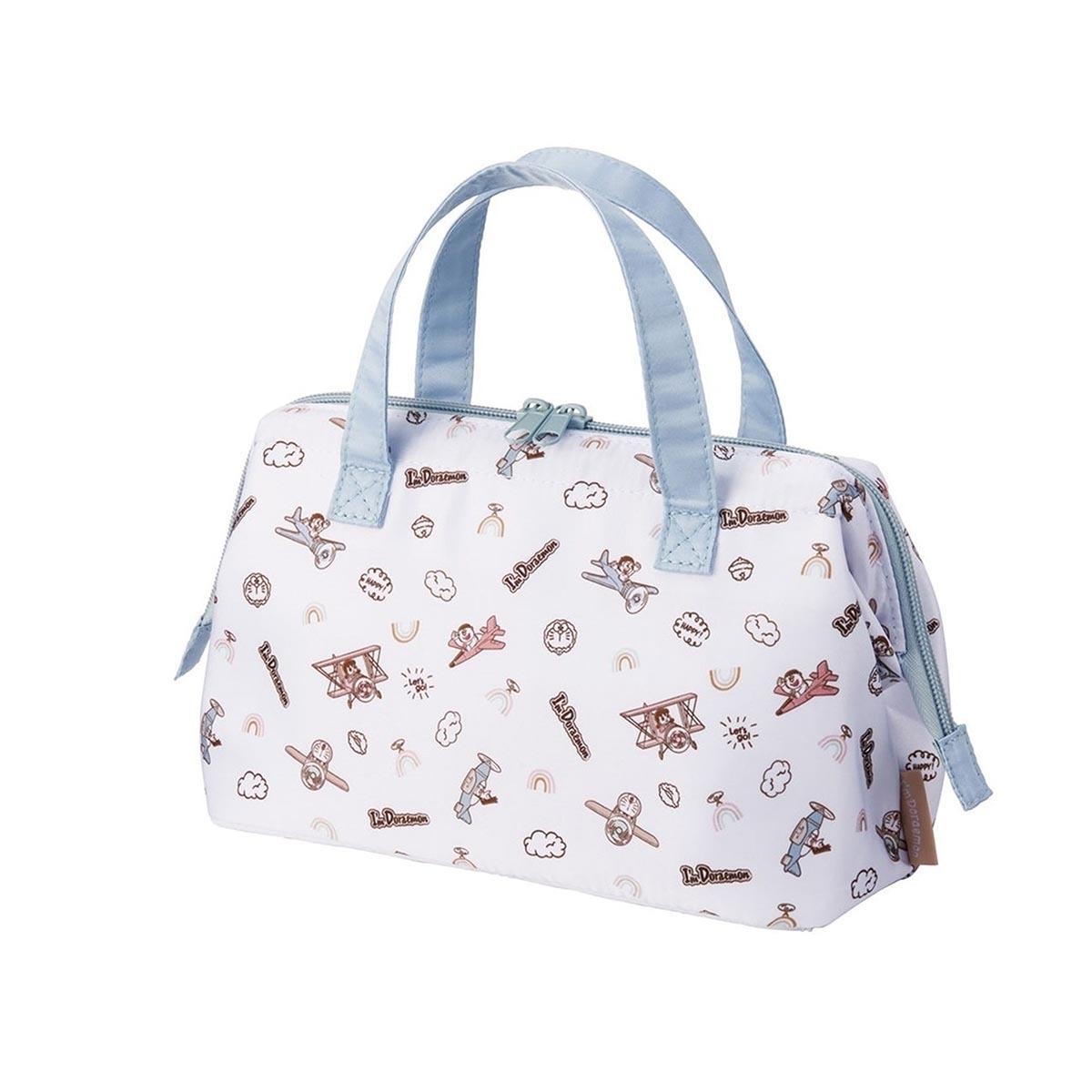 日本品牌 Skater 多啦A夢 H16x22x12cm 保溫扣式午餐袋 -KGA1