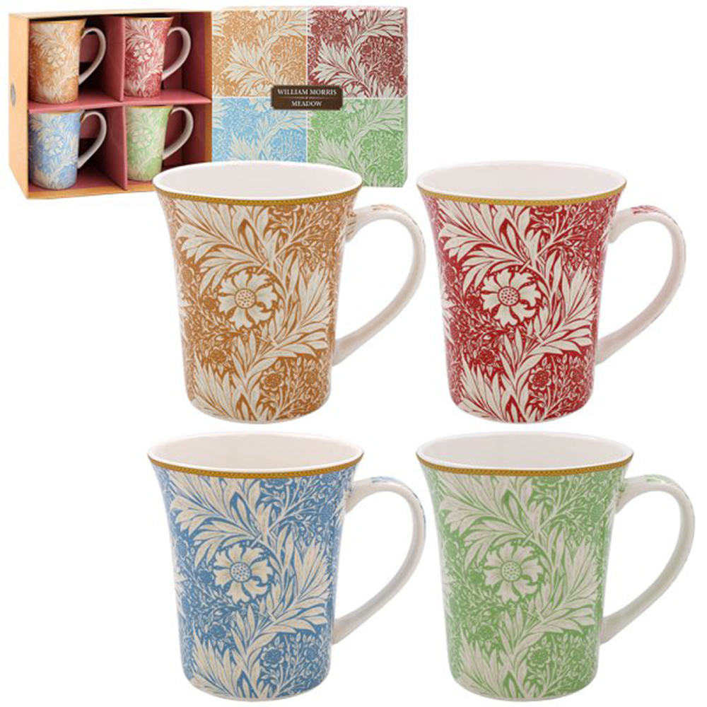 lesserpavey,williammorris,meadow,威廉莫里斯,威廉莫里斯馬克杯,馬克杯,馬克杯禮盒,馬克杯組,內湖,換個角度有限公司