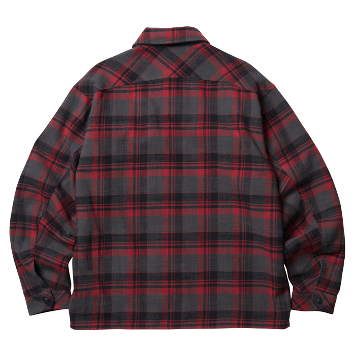 Liberaiders / MULTI POCKETS PLAID SHIRT