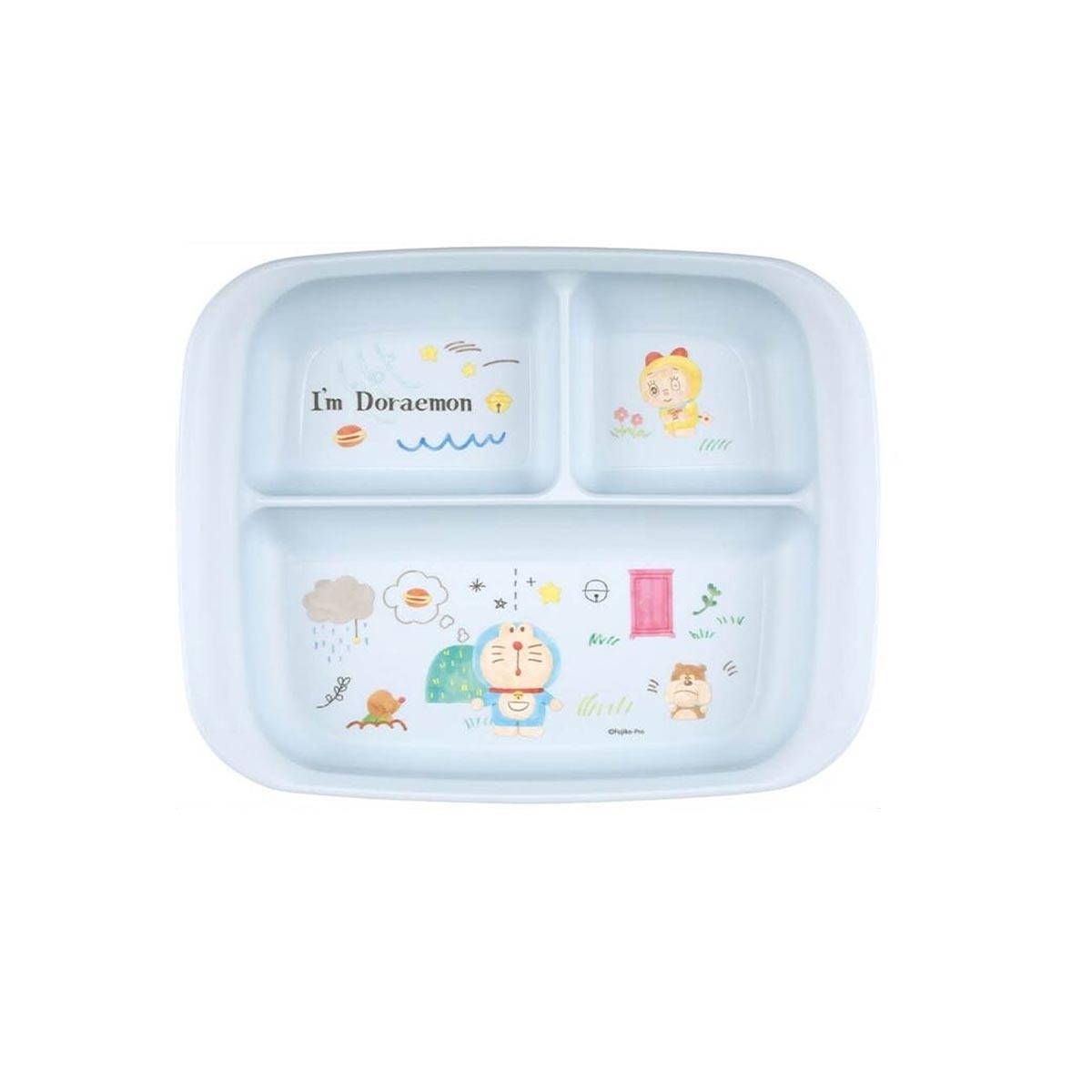 日本品牌 Skater 多啦A夢 18.6x23.5cm 兒童餐碟 -XP7AG