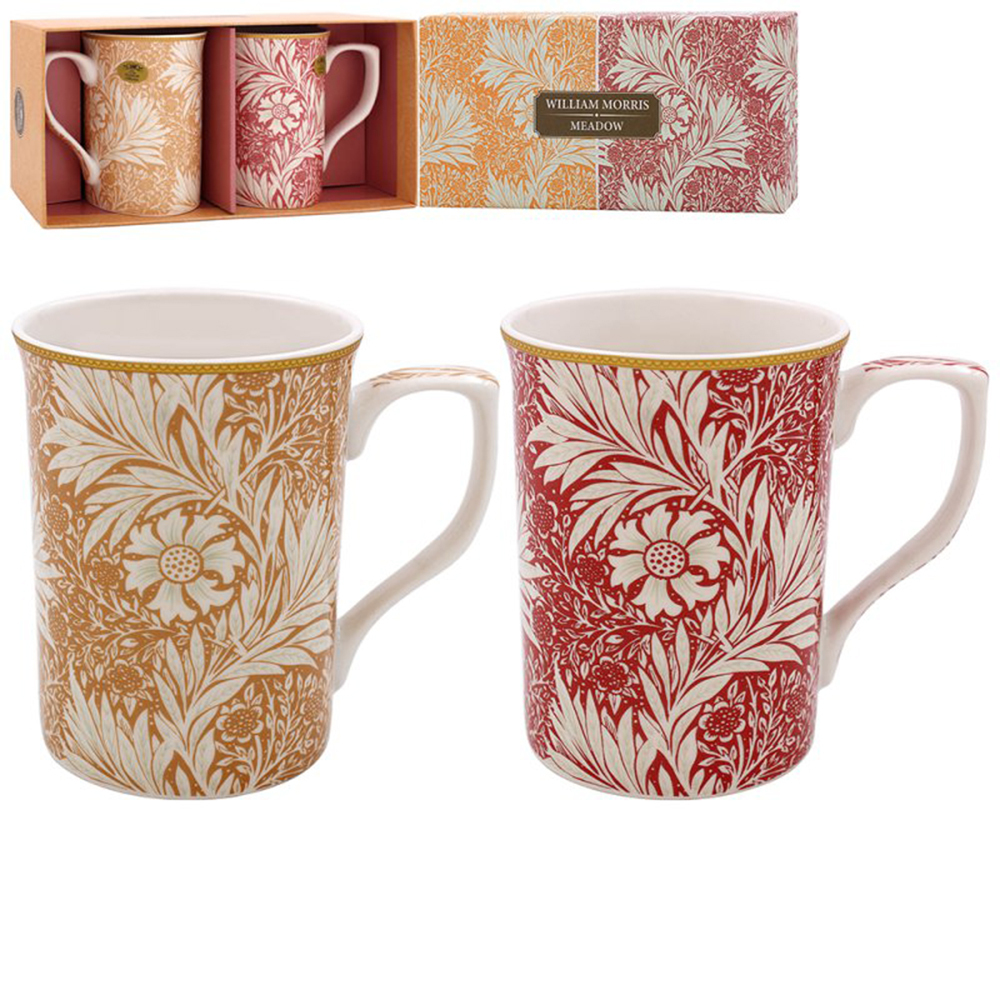 lesserpavey,williammorris,meadow,威廉莫里斯,威廉莫里斯馬克杯,馬克杯,馬克杯禮盒,馬克杯組,內湖,換個角度有限公司