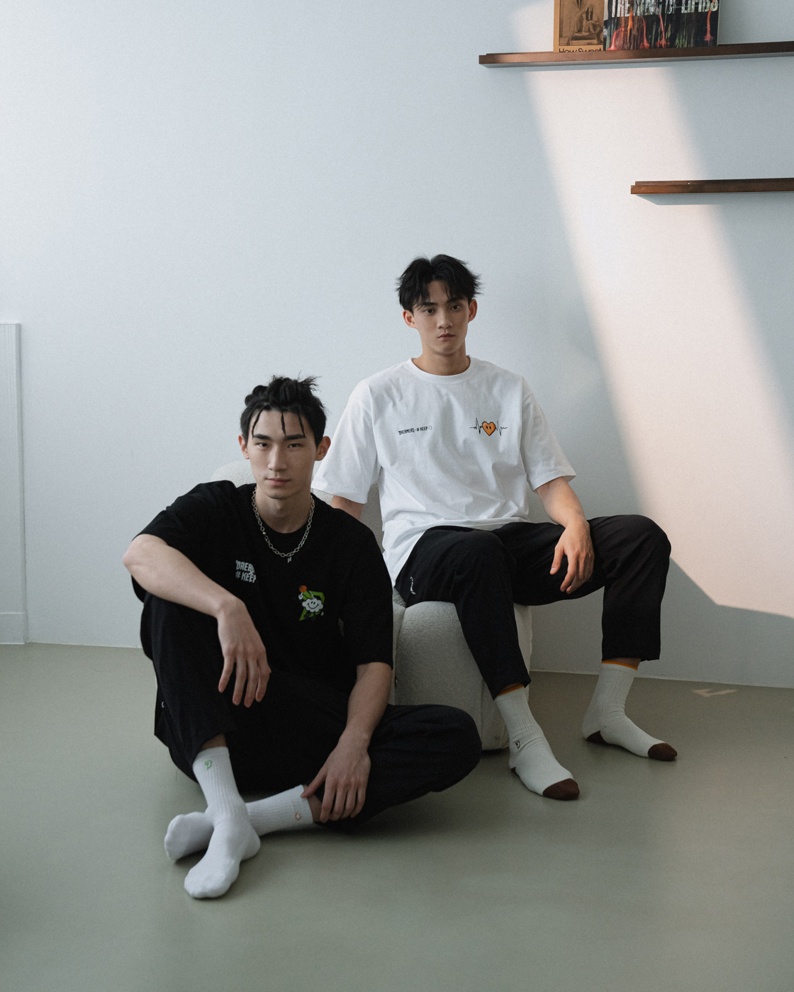 #KEEP x DREAMERS夢想家 聯名款 CROSS OVER SOCKS 夢想交織 長襪【24FW06-WH】