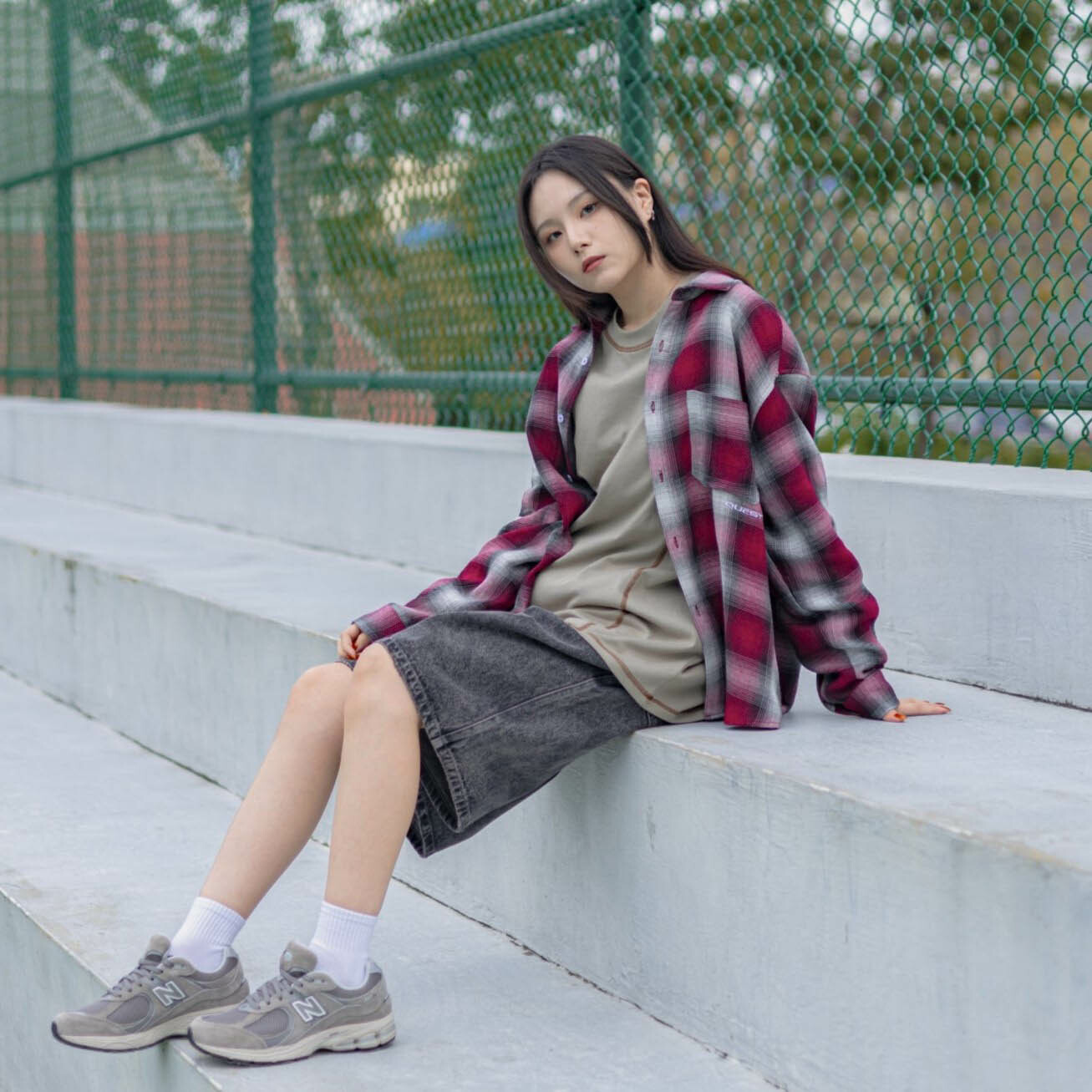 QUEST PLAID POCKET LS SHIRT 格紋襯衫 2色