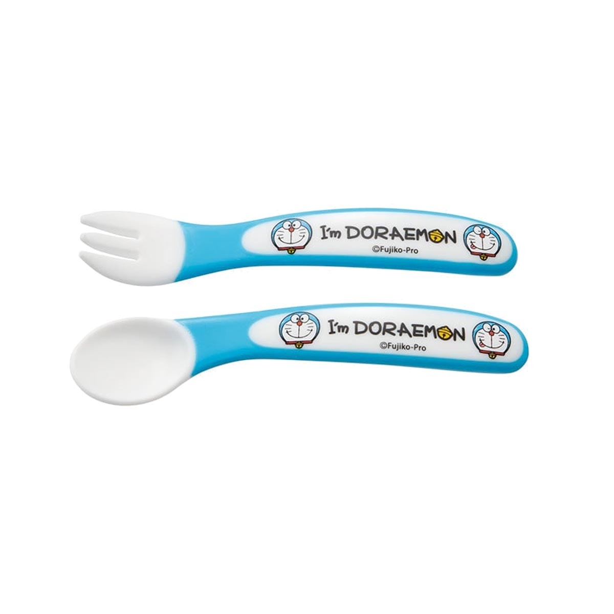 日本品牌 Skater 多啦A夢 2件裝 12cm 匙更和叉子 -SFB2