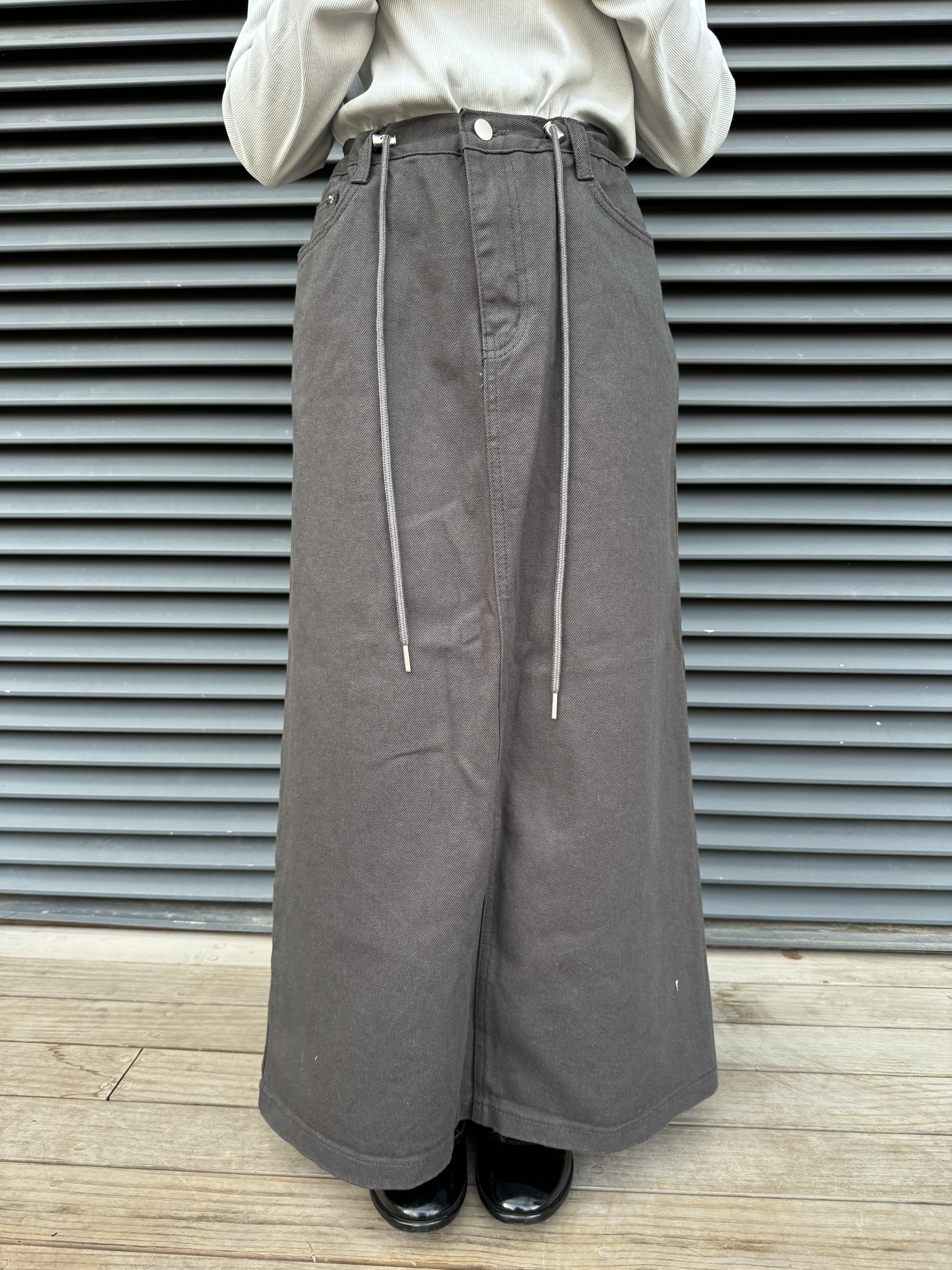 小個子友好 抽繩直身寬鬆SK