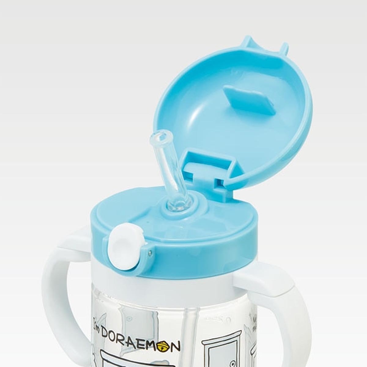 日本品牌 Skater 多啦A夢 370ml 兩用兒童吸管壺 -KSHW2N