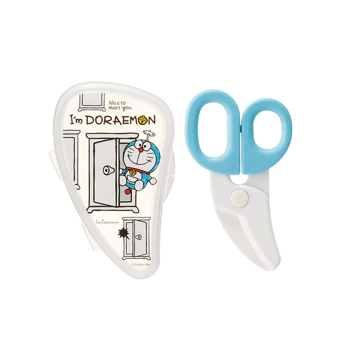 日本品牌 Skater 多啦A夢 食物小型剪刀連盒 -BFC1
