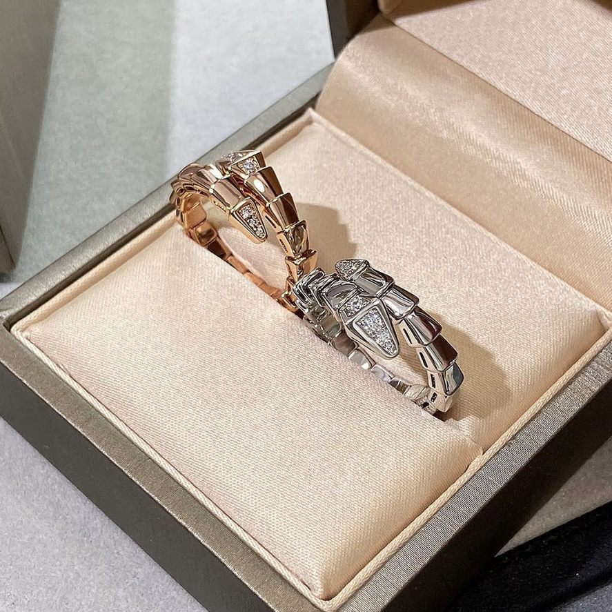 18k personalized serpenti 高奢半鑽蛇定製戒