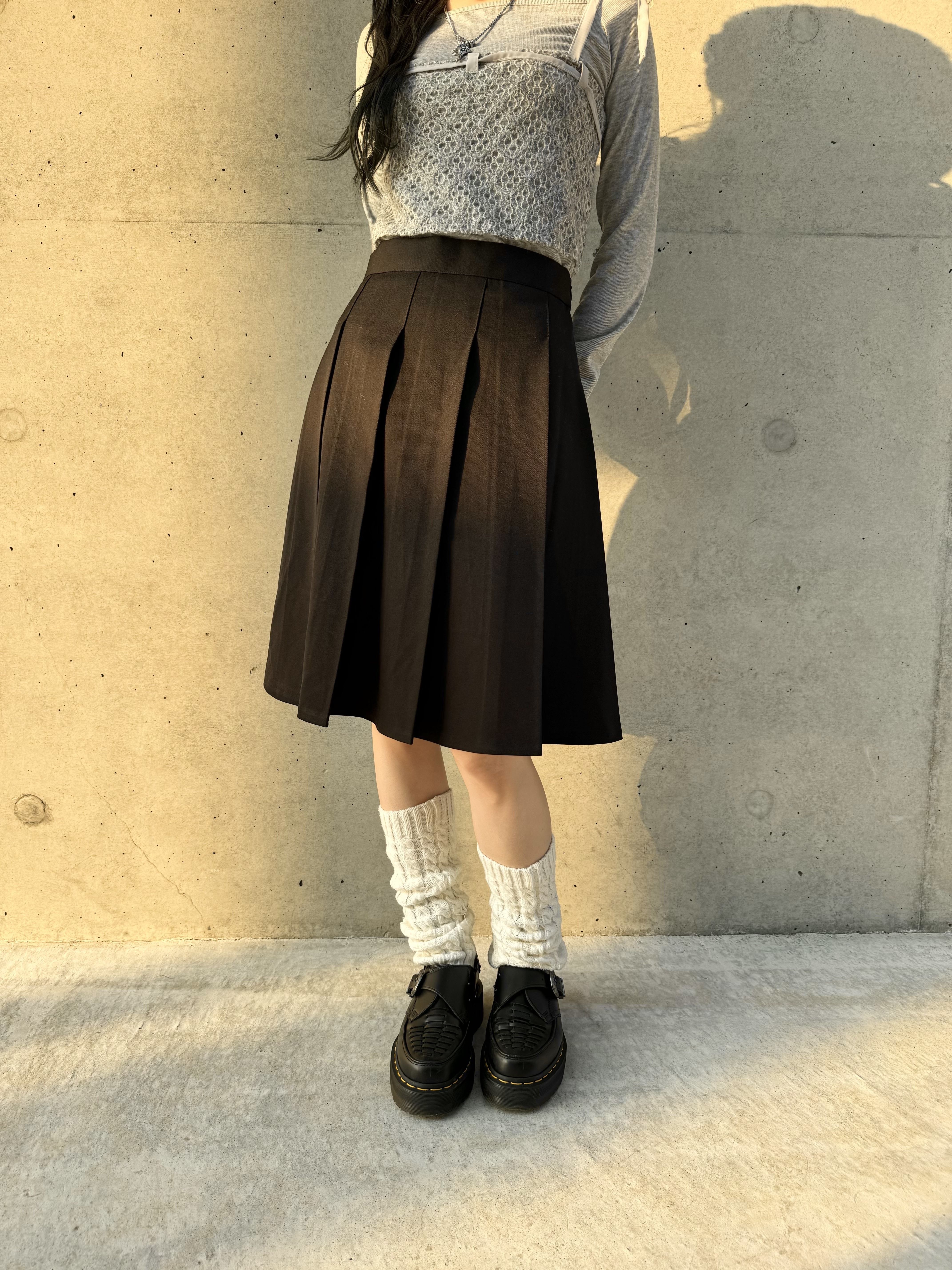 百摺西裝中長Sk