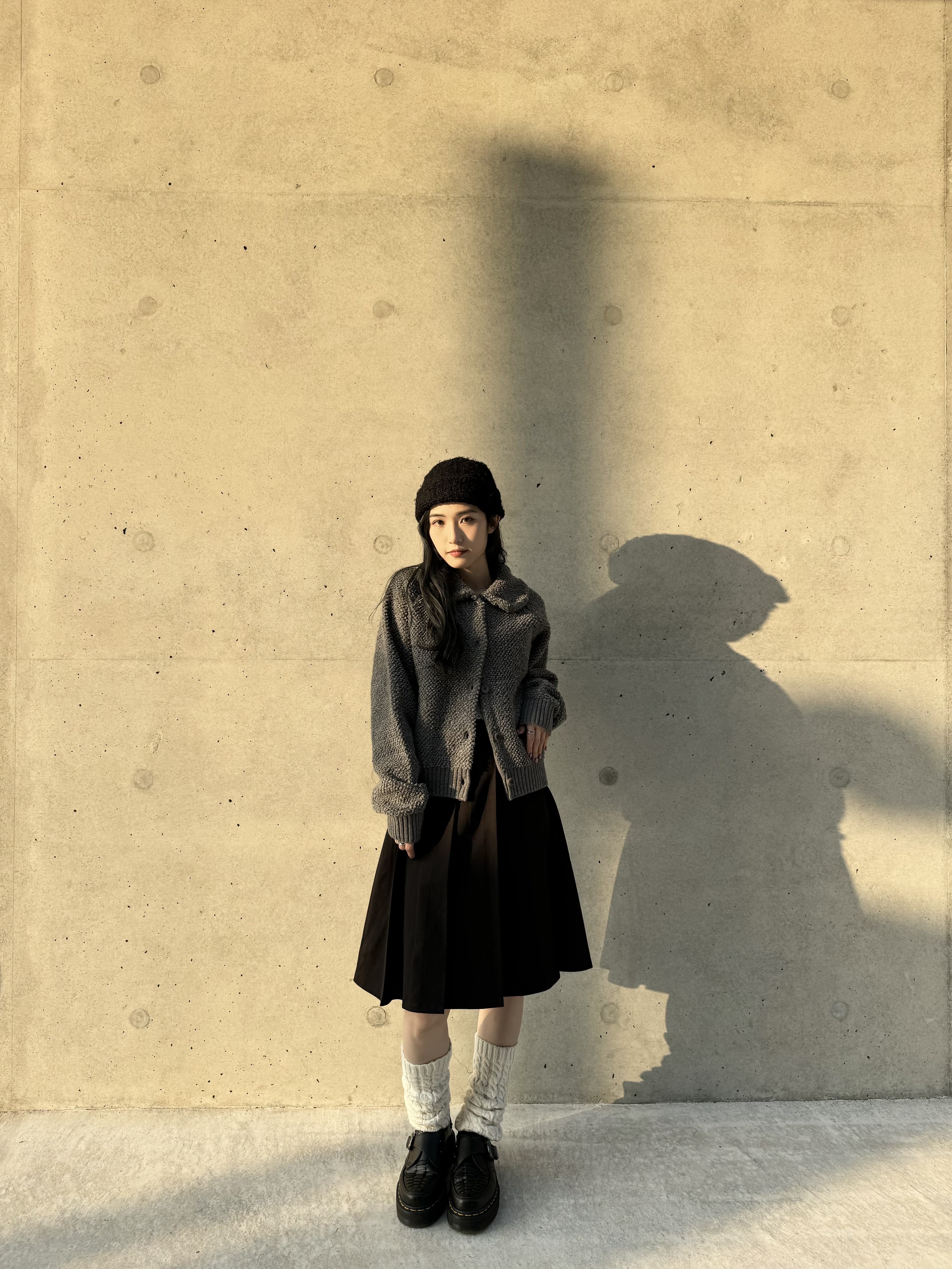 百摺西裝中長Sk