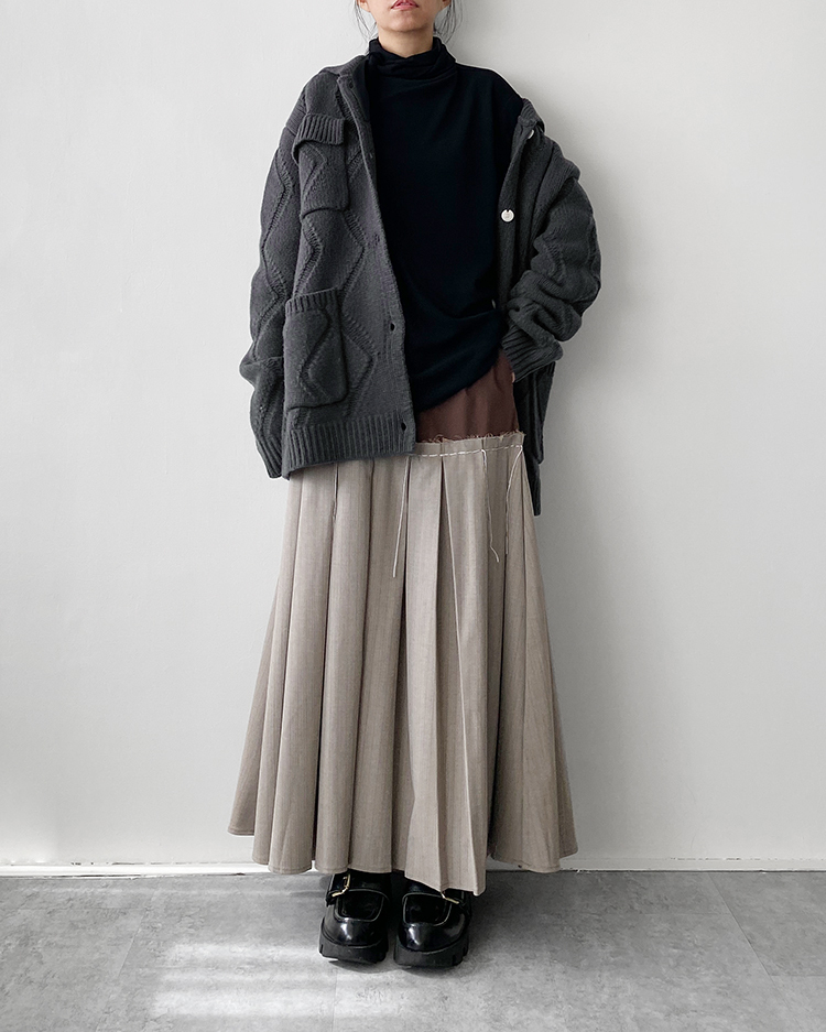 MFO-2636 羊毛大口袋針織 ɢʀᴇʏ