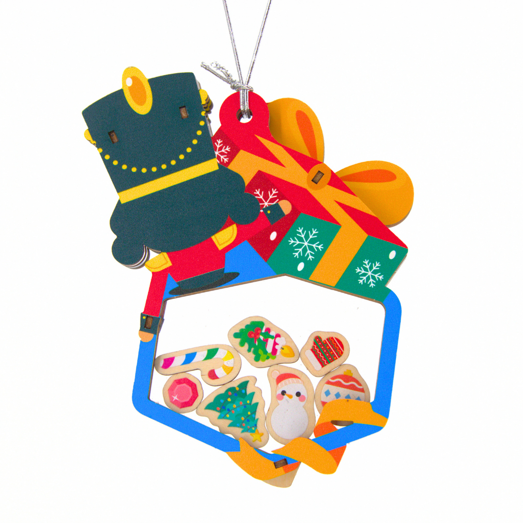 Christmas shaker ornament - Nutcracker