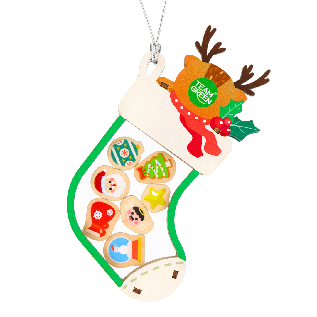 Christmas shaker ornament - Rudolph