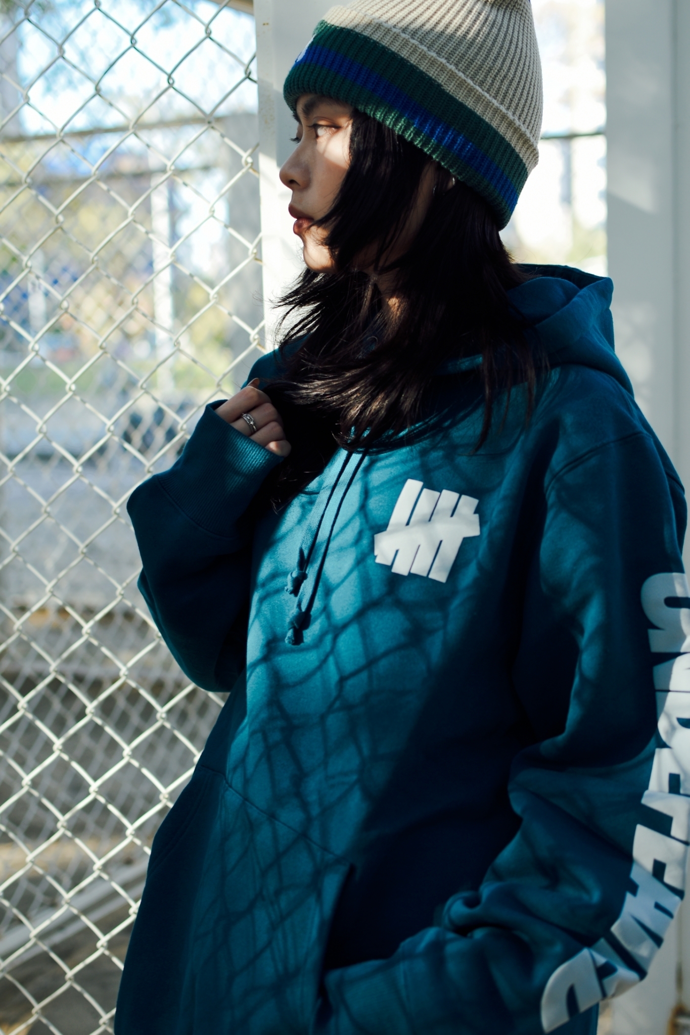 ☆ETW☆【EASY TO WEAR】UNDEFEATED LOGO DUO HOODIE 帽T