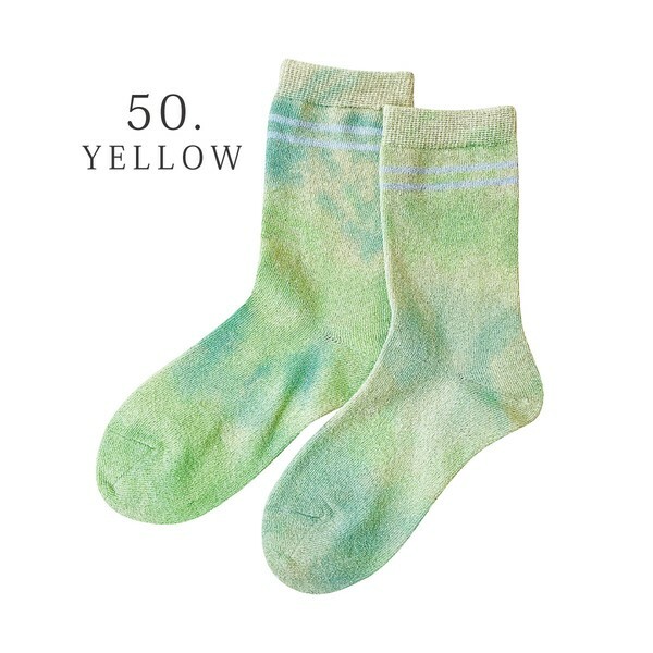 Gloria紮染閃光襪