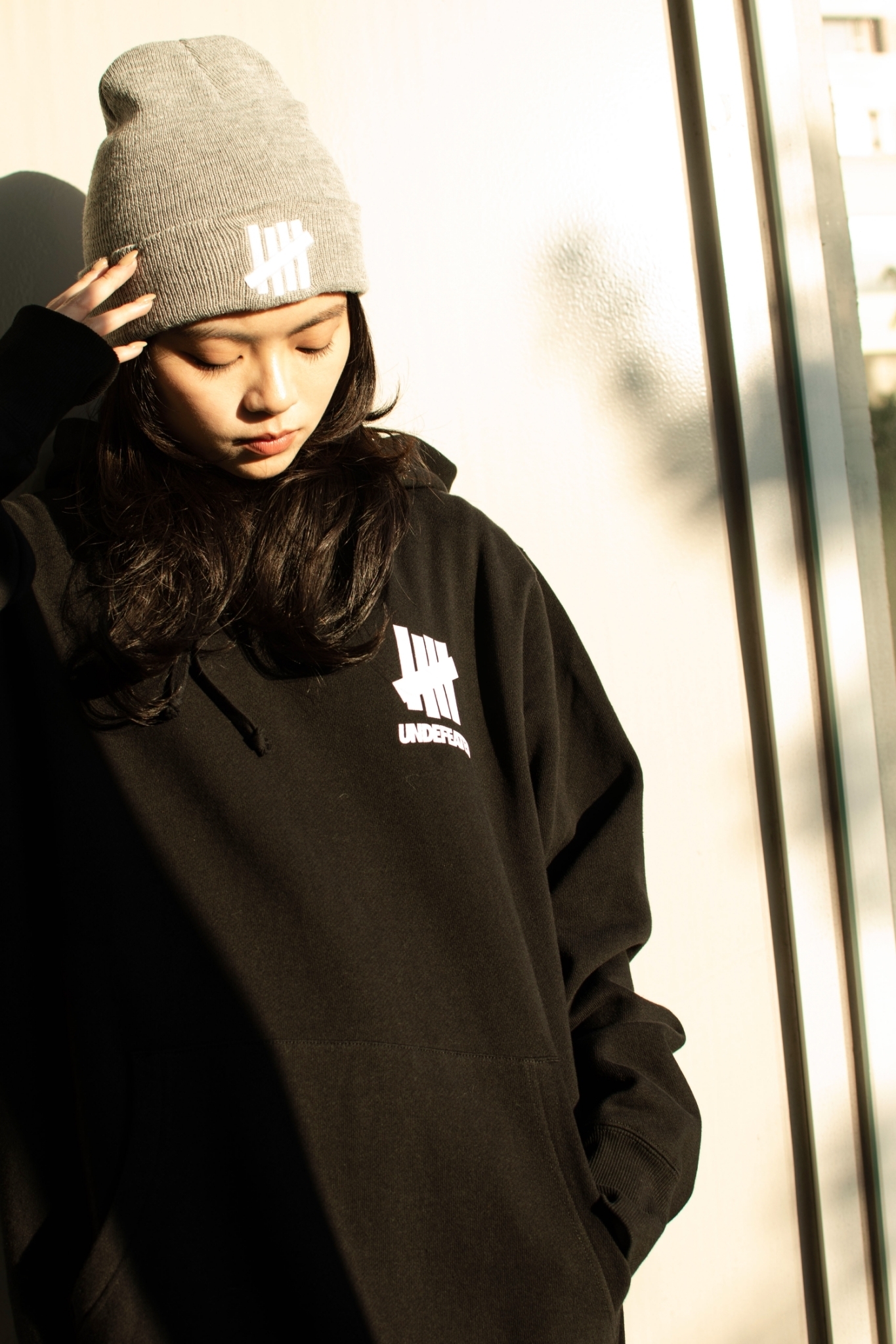 ☆ETW☆【EASY TO WEAR】UNDEFEATED ICON BEANIE 柵欄 刺繡 電繡 毛帽 現貨