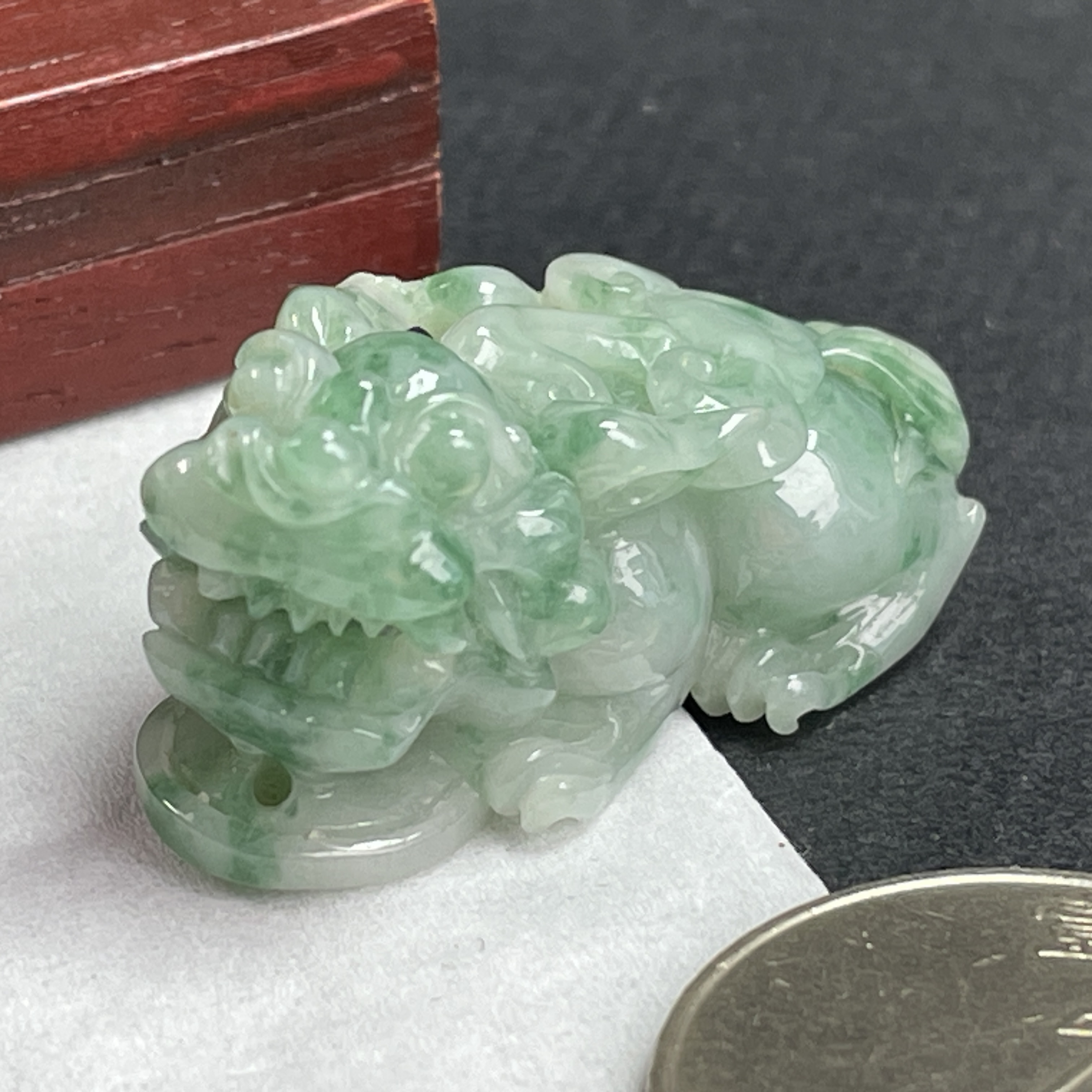 J2155 翡翠冰糯綠貔貅