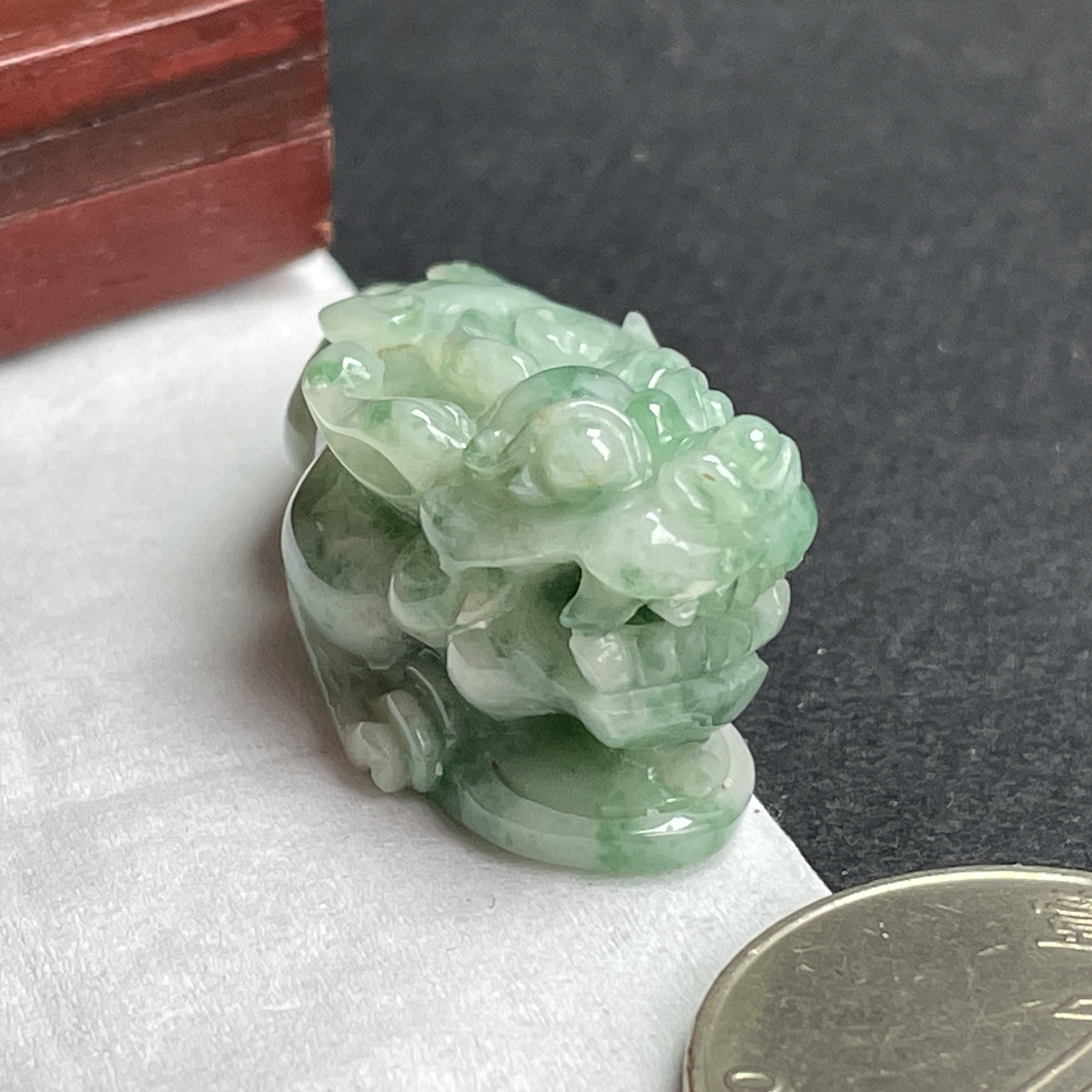 J2155 翡翠冰糯綠貔貅