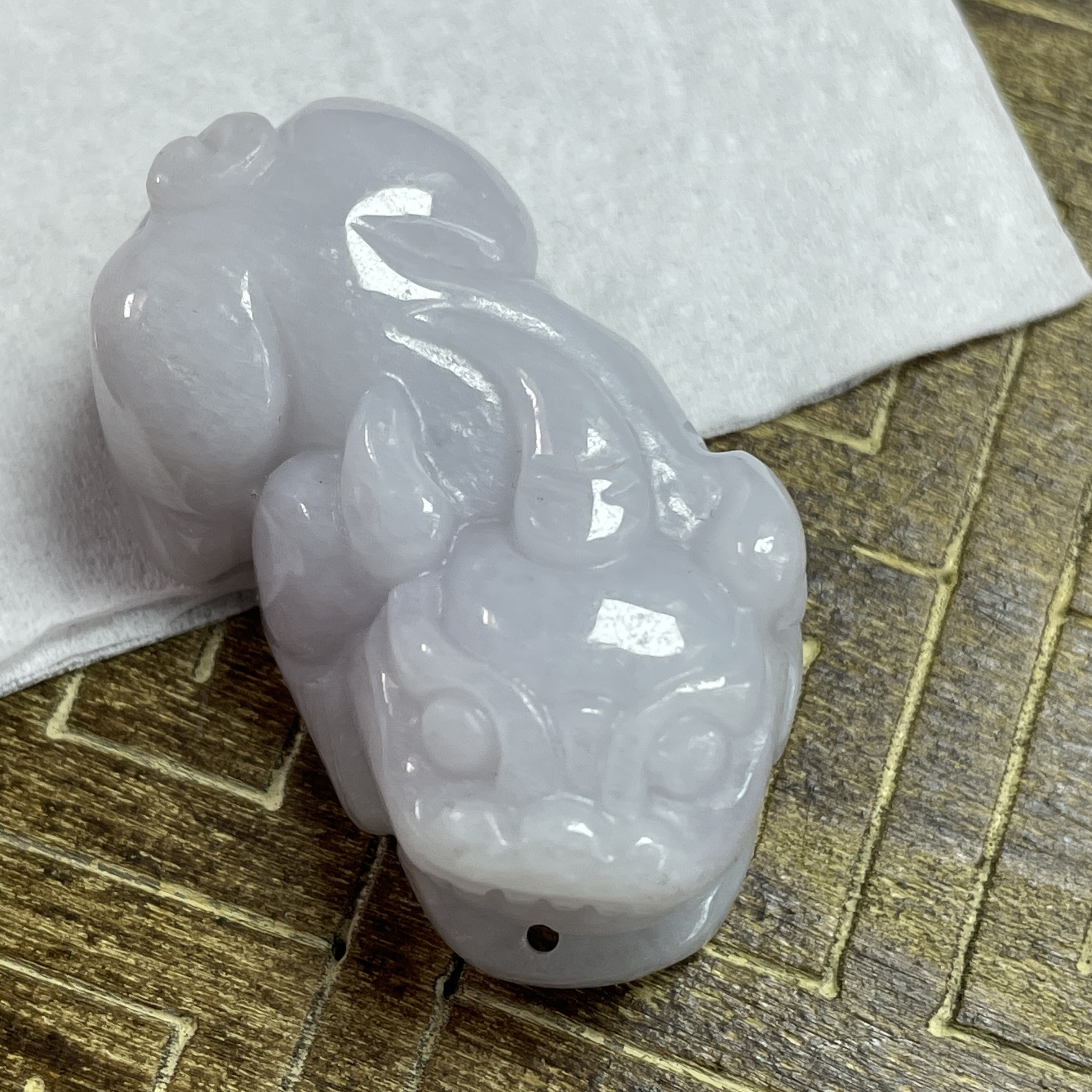 翡翠冰紫貔貅,天然翡翠A玉, 緬甸玉, Jade, Jadeite