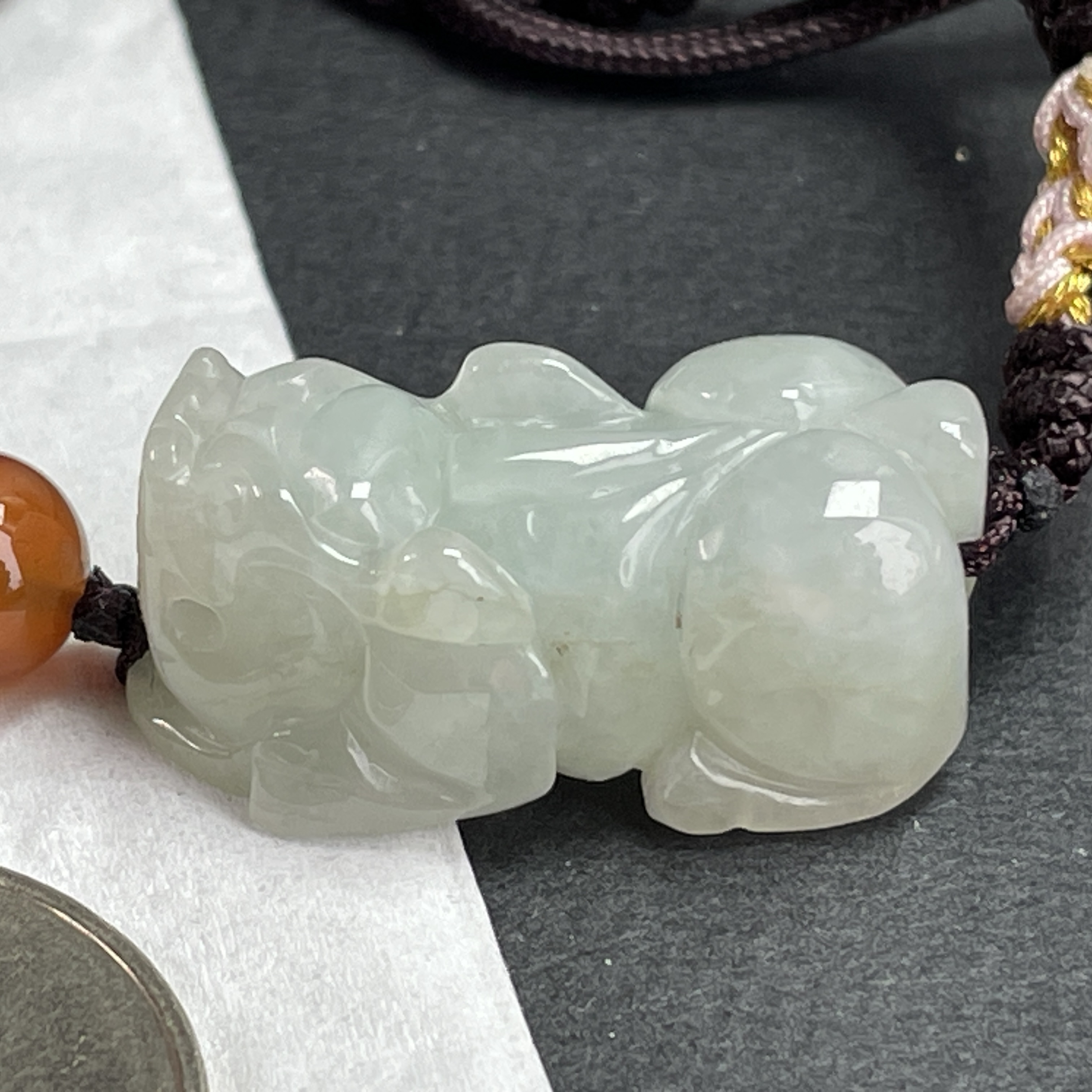 J2158 翡翠冰貔貅手繩