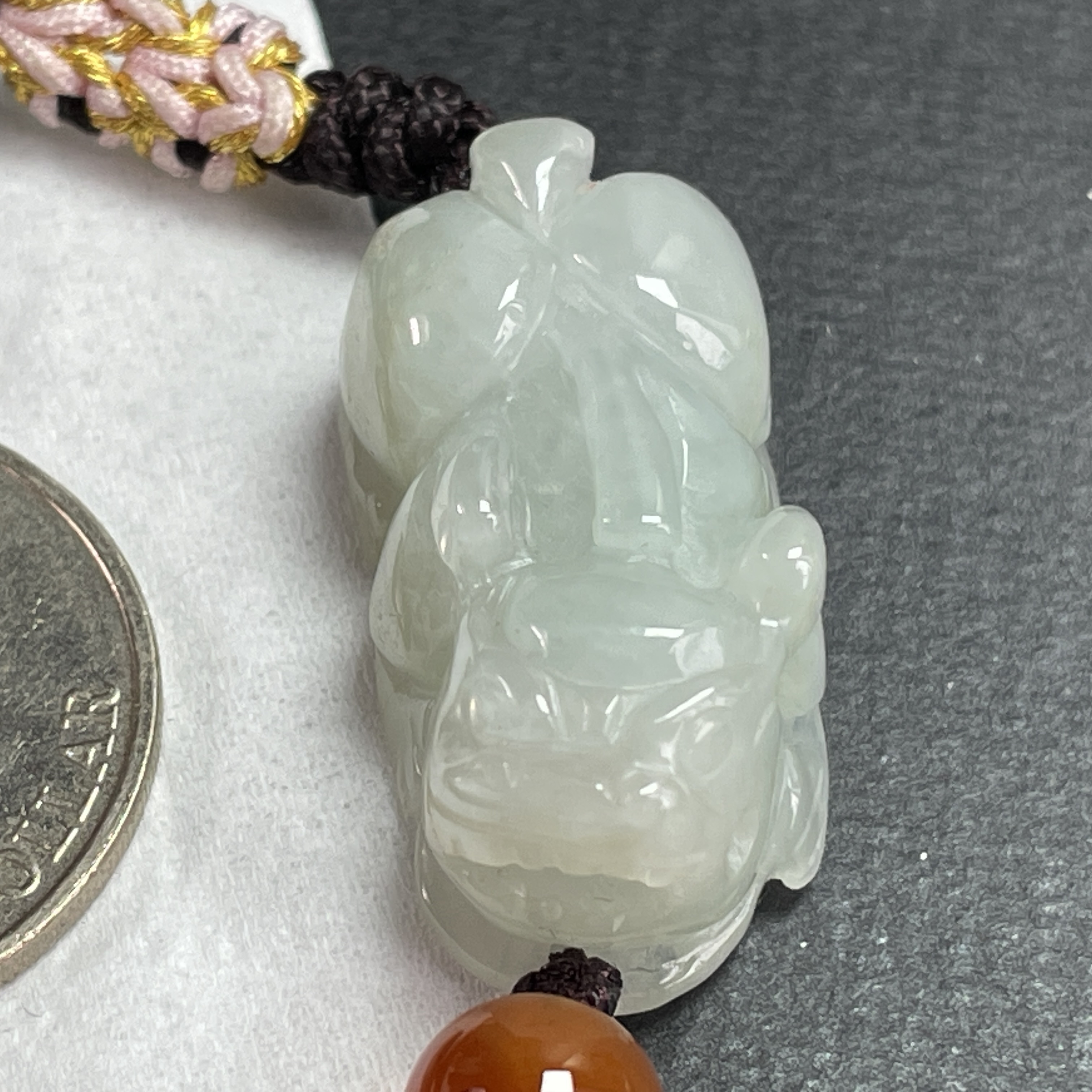 翡翠冰貔貅手繩,天然翡翠A玉, 緬甸玉, Jade, Jadeite