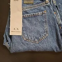 [S] ARMANI EXCHANGE RELAXED HIGH RISE,DENIM, 3DYJ38-Y16EZ-1500 [FINAL SALE] (SAX219)