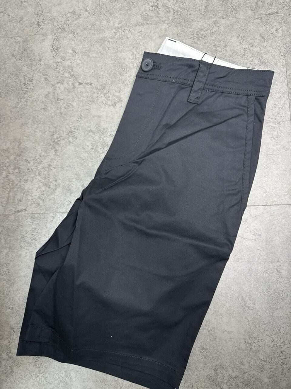 [S] ARMANI EXCHANGE BERMUDA COTTON CHINO SHORTS,BLACK, 8NZS42-ZNMTZ-1200 [FINAL SALE] (SAX220)
