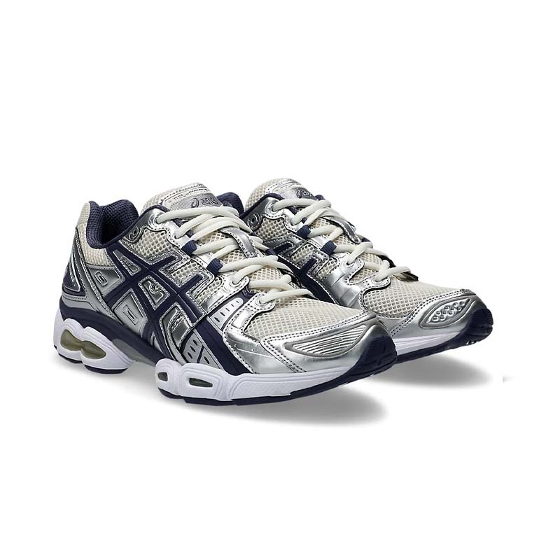 ASICS GEL-NIMBUS 9 米白藍 運動鞋 休閒鞋 男鞋 1203A600-250 [台灣現貨]