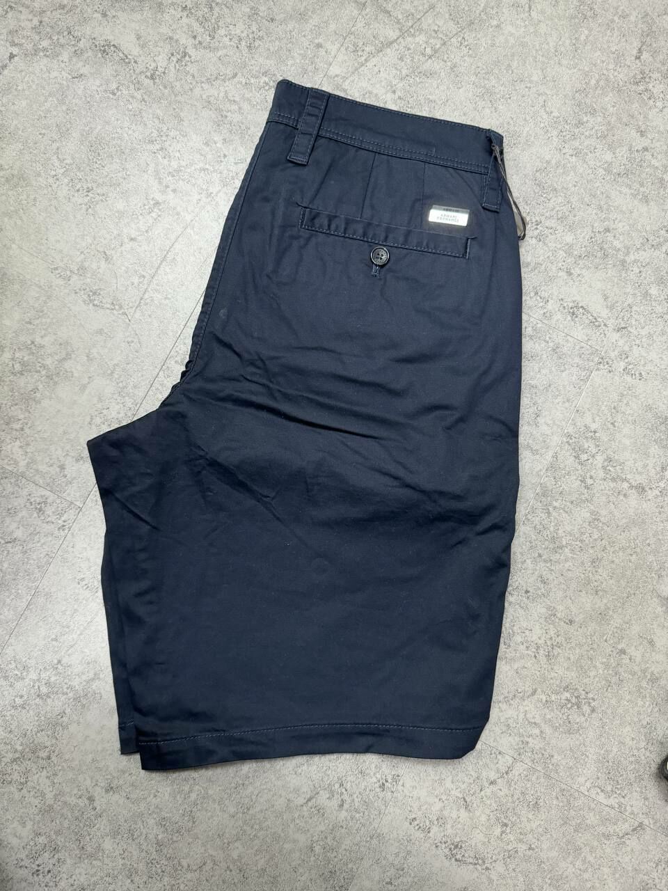 [S] ARMANI EXCHANGE BERMUDA COTTON CHINO SHORTS,NAVY, 8NZS42-ZNMTZ-1583 [FINAL SALE] (SAX223)