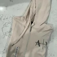 [S] ARMANI EXCHANGE SMALL SIGNATURE LOGO SWEATSHIRT,IVORY, 7VYM10YJDBZ-1783 [FINAL SALE] (SAX230)