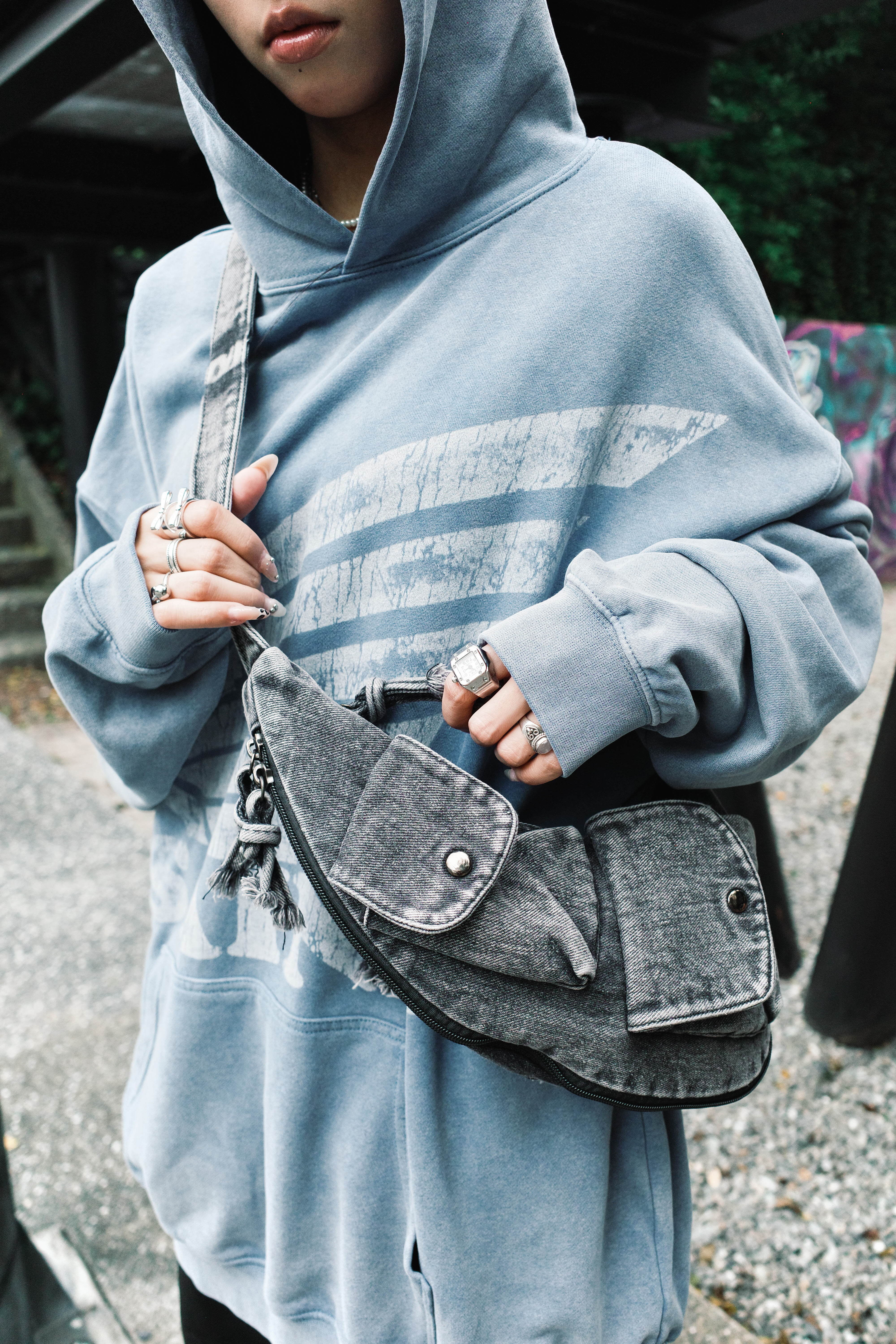 『Always_Good』水洗 多夾層 水洗 斜背包