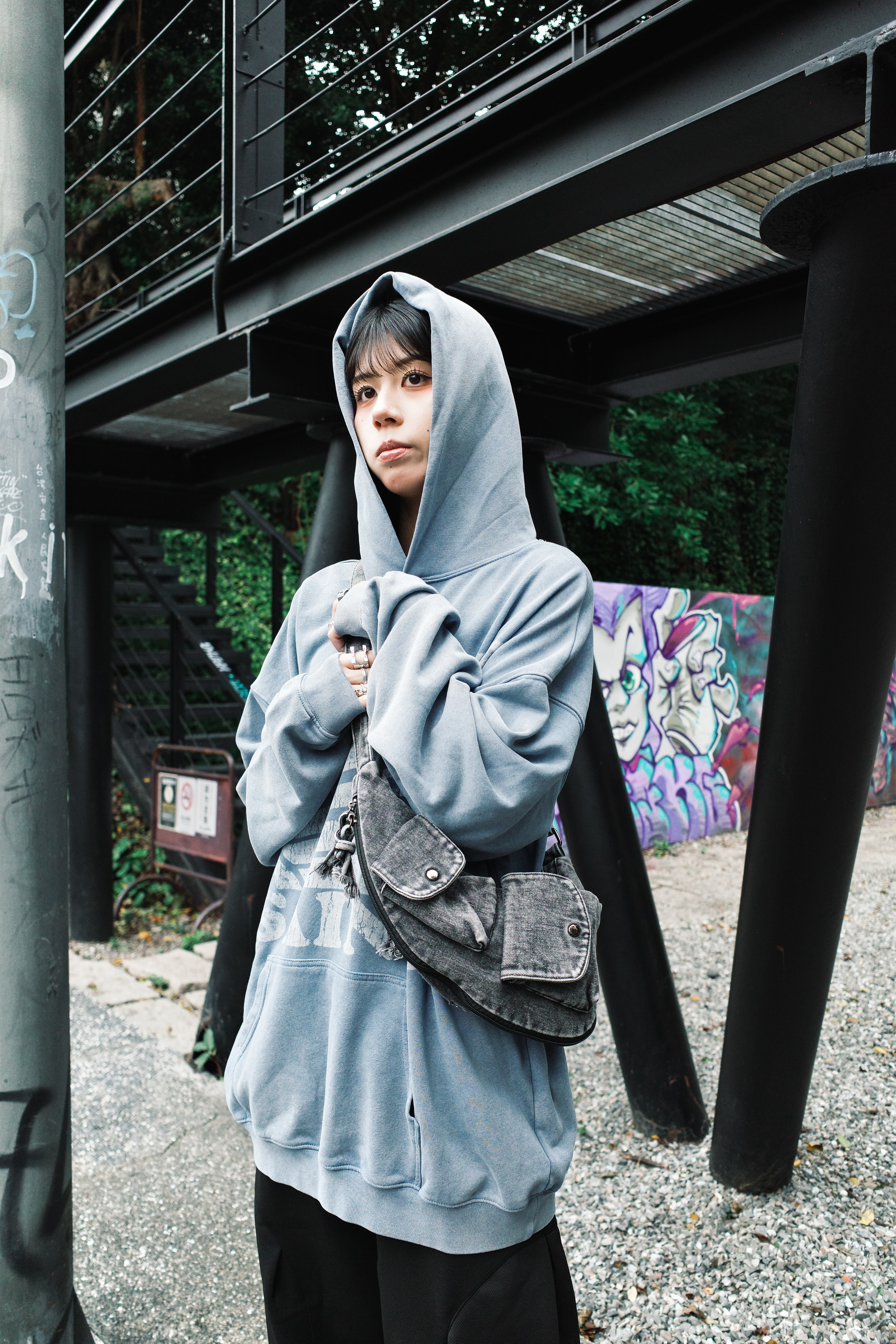 『Always_Good』水洗 多夾層 水洗 斜背包