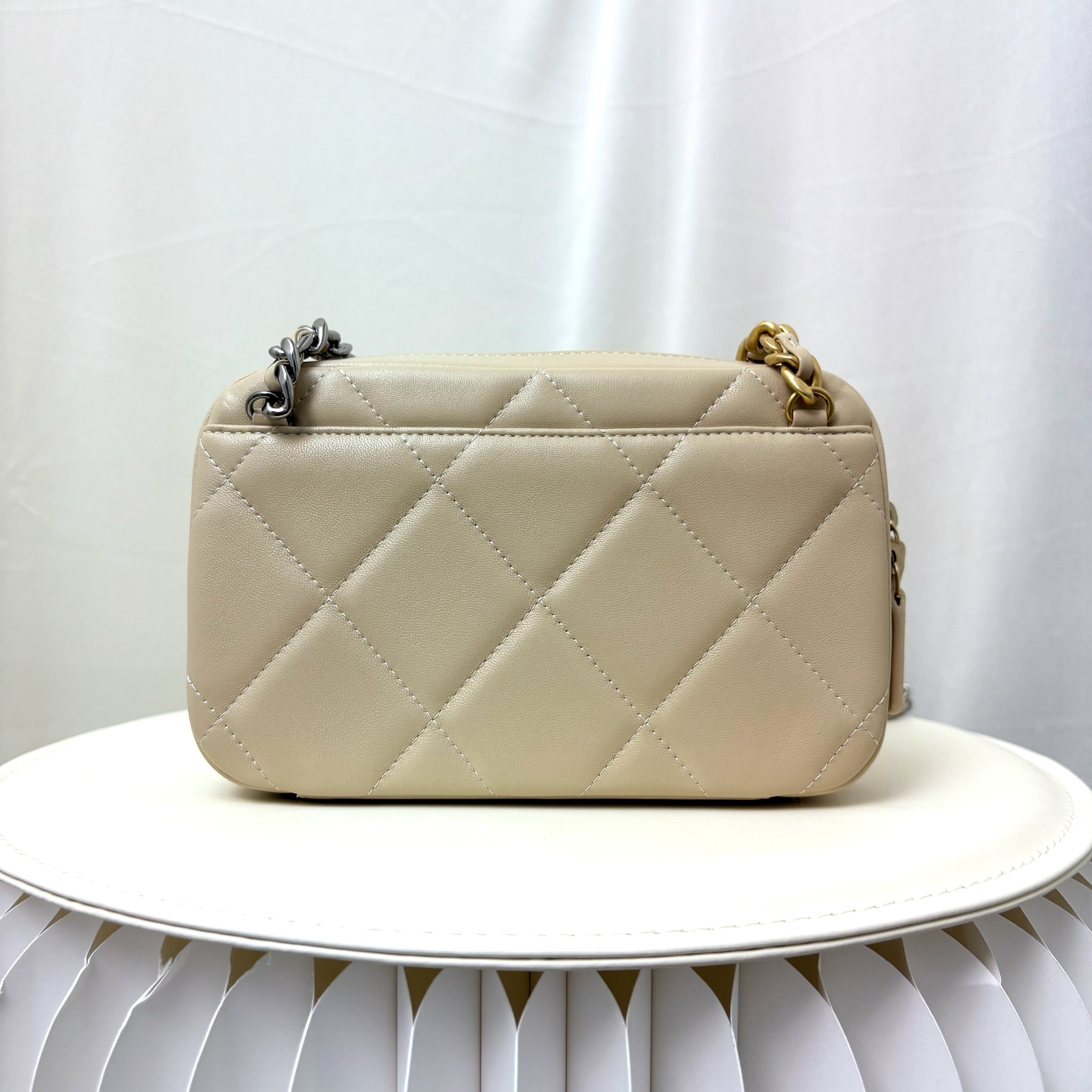 Chanel Camera Bag - Beige / Ghw&Shw