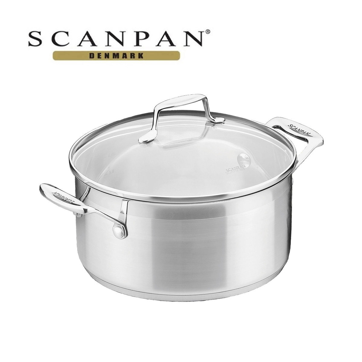 SCANPAN -IMPACT 20cm 3.2L Dutch Oven With Lid -71252000