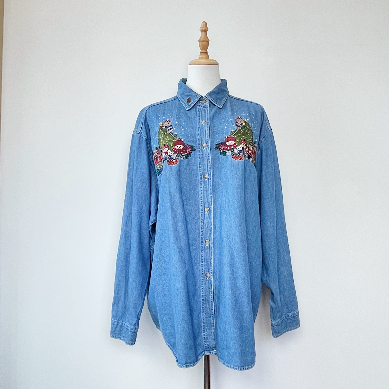 熊仔交換禮物過聖誕牛仔上衣