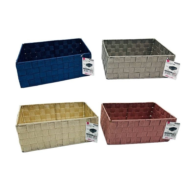 PP編織折疊式收納盒/32x21.5x12.5cm