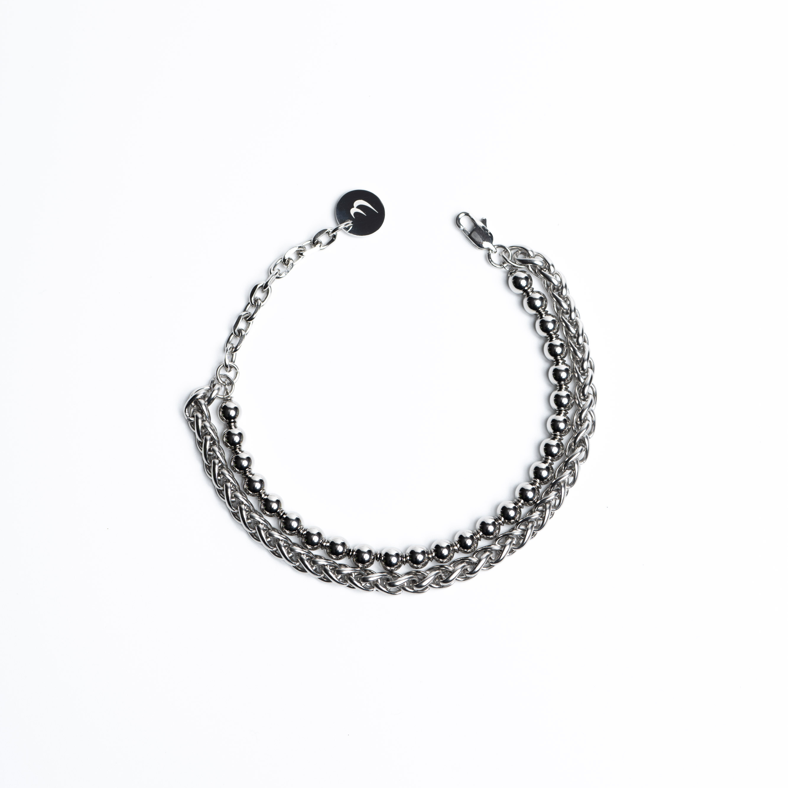 【BLUZ MADE 】| BM02 2lyrs Steel balls chain (bracelet)