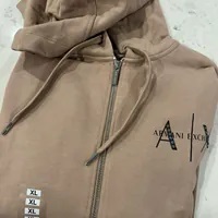 [S] ARMANI EXCHANGE SMALL SIGNATURE LOGO SWEATSHIRT,KHAKI, 7VYM10YJDBZ-0748 [FINAL SALE] (SAX235)