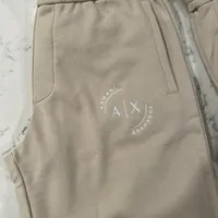 [S] ARMANI EXCHANGE SMALL LOGO TROUSER,IVORY, 7VZPLFZJY6Z-1934 [FINAL SALE] (SAX237)