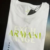 [S] ARMANI EXCHANGE MONOGRAM REGULAR FIT JERSEY T-SHIRT,WHITE, 7VYTCC-YJG3Z-1000 [FINAL SALE] (SAX239)