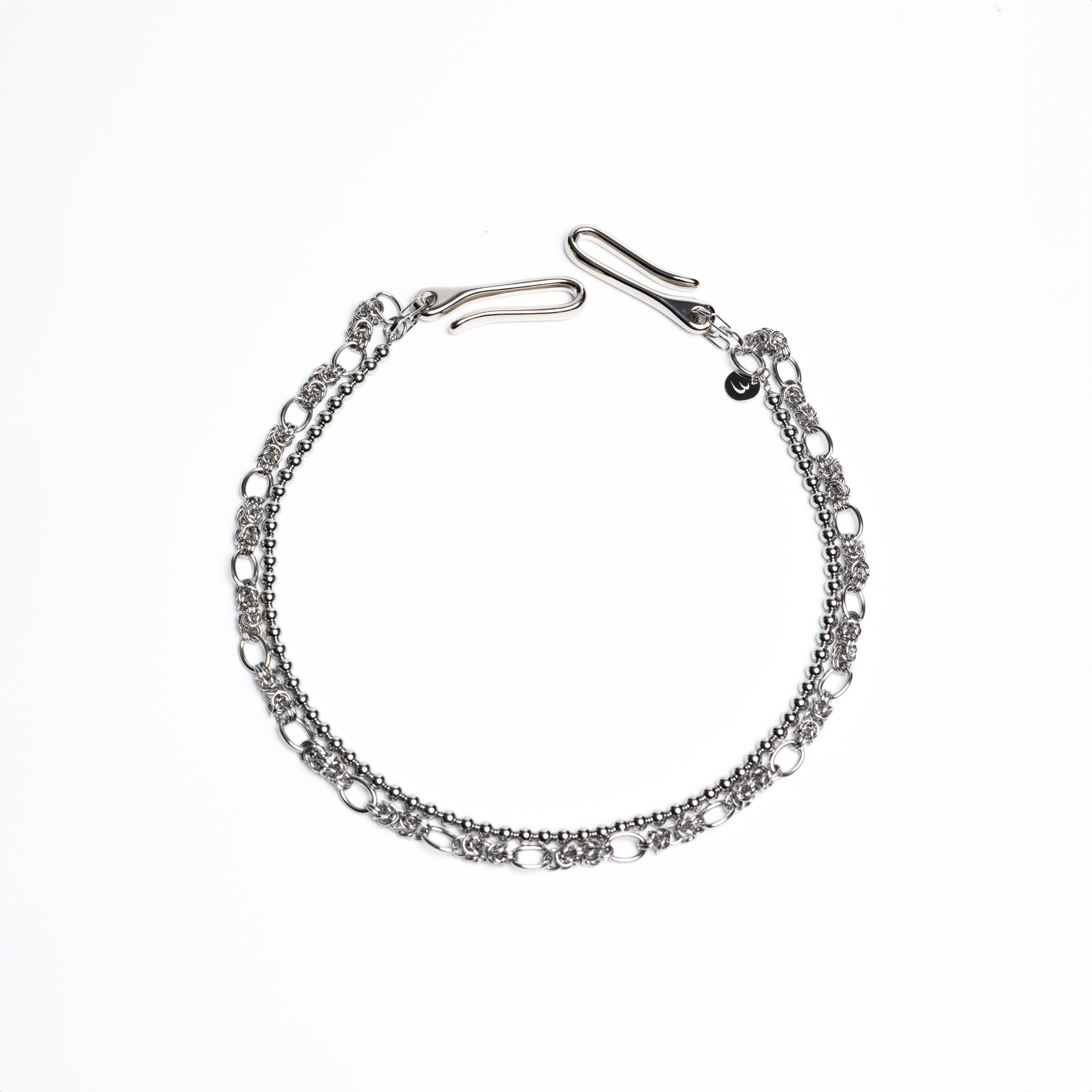 【BLUZ MADE 】| BM07 2lyr Steel balls&chains (trouser chain)