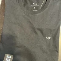 [S] ARMANI EXCHANGE REGULAR FIT T-SHIRT WITH LOGO,BLACK, 7VZT74-ZJTBZ-1200 [FINAL SALE] (SAX245)