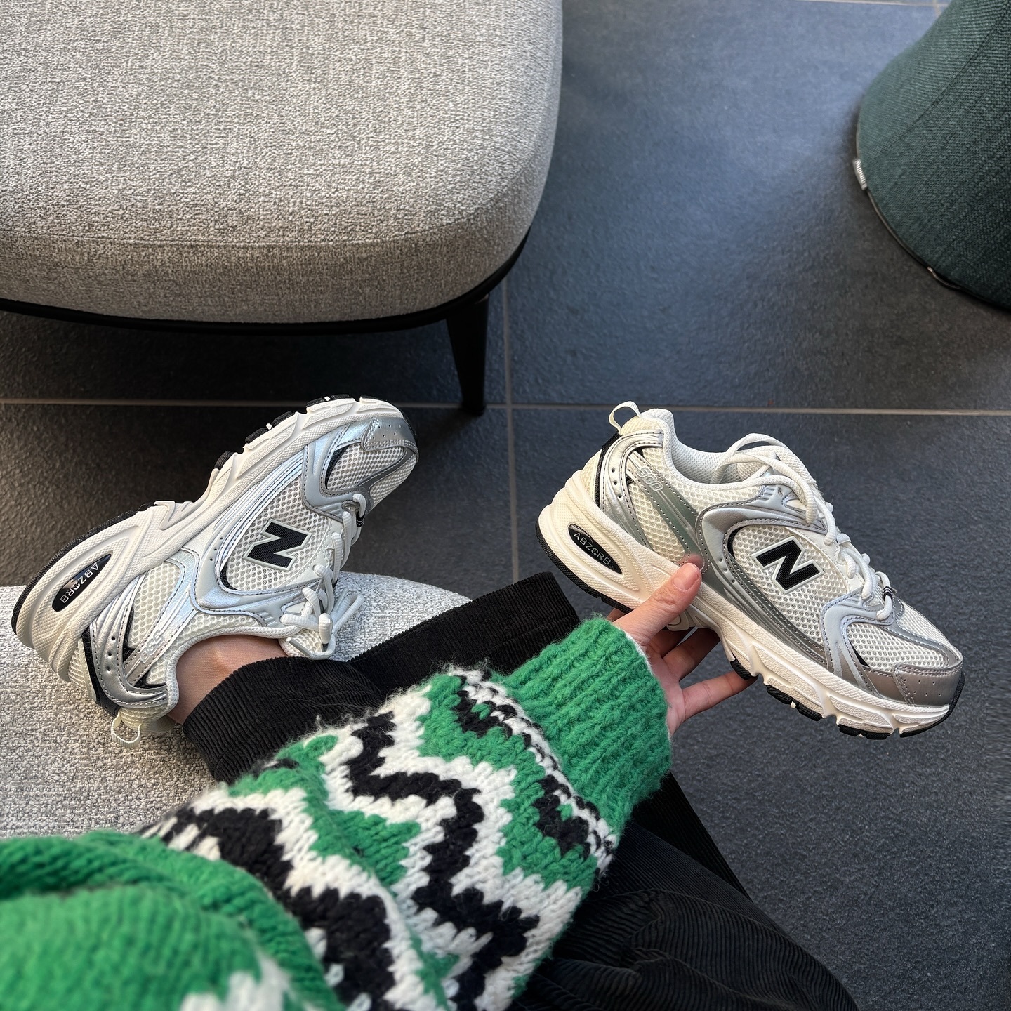 New Balance 530 日本新款 太空銀 黑色 復古 慢跑鞋 MR530GMT