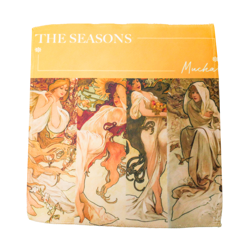 藝術小方巾｜慕夏《四季》