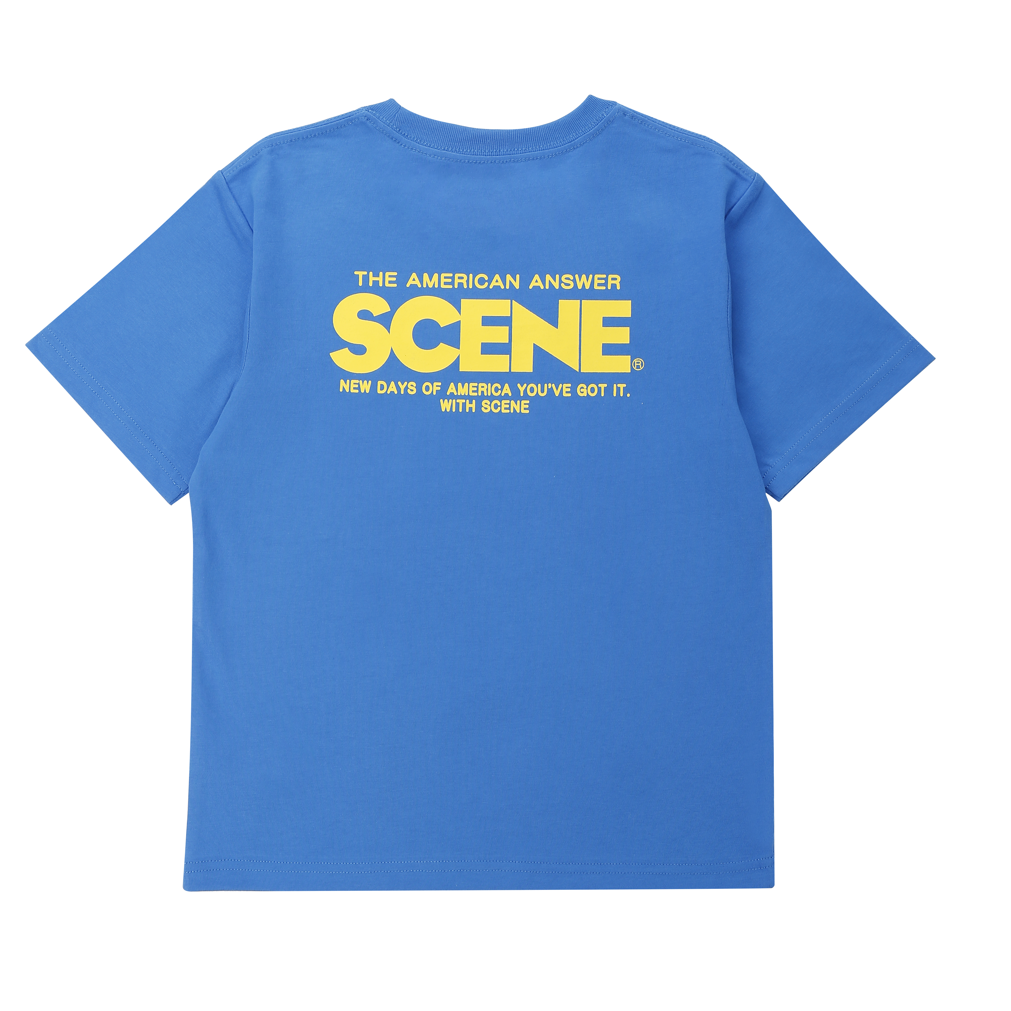 Kid_Classic Tee // Yellow & Blue