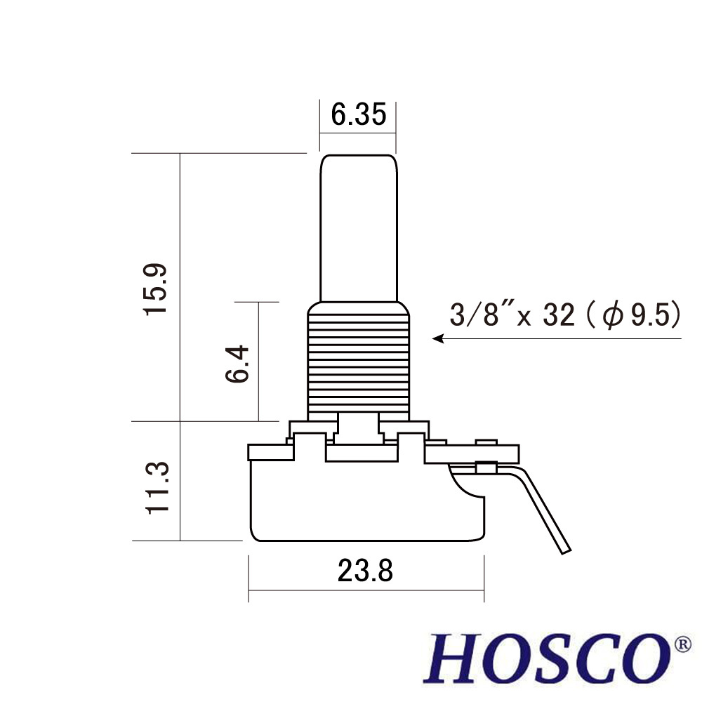 HOSCO CTS-A250-SS 可變電阻 VR