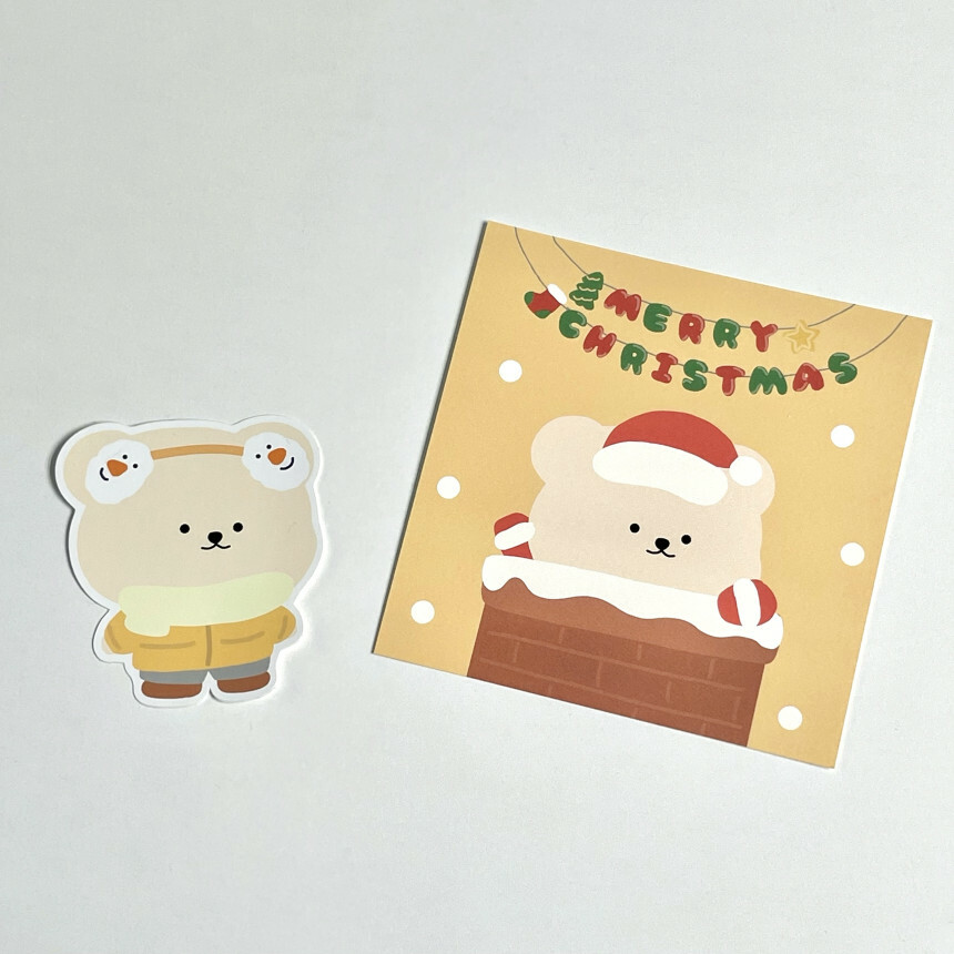 (現貨) 韓國文創聖誕卡